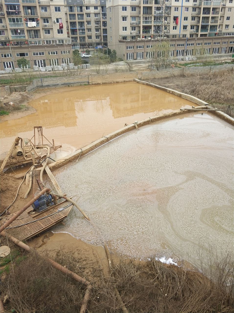 碌曲沉淀池淤泥清理-厂区废水池淤泥清淤